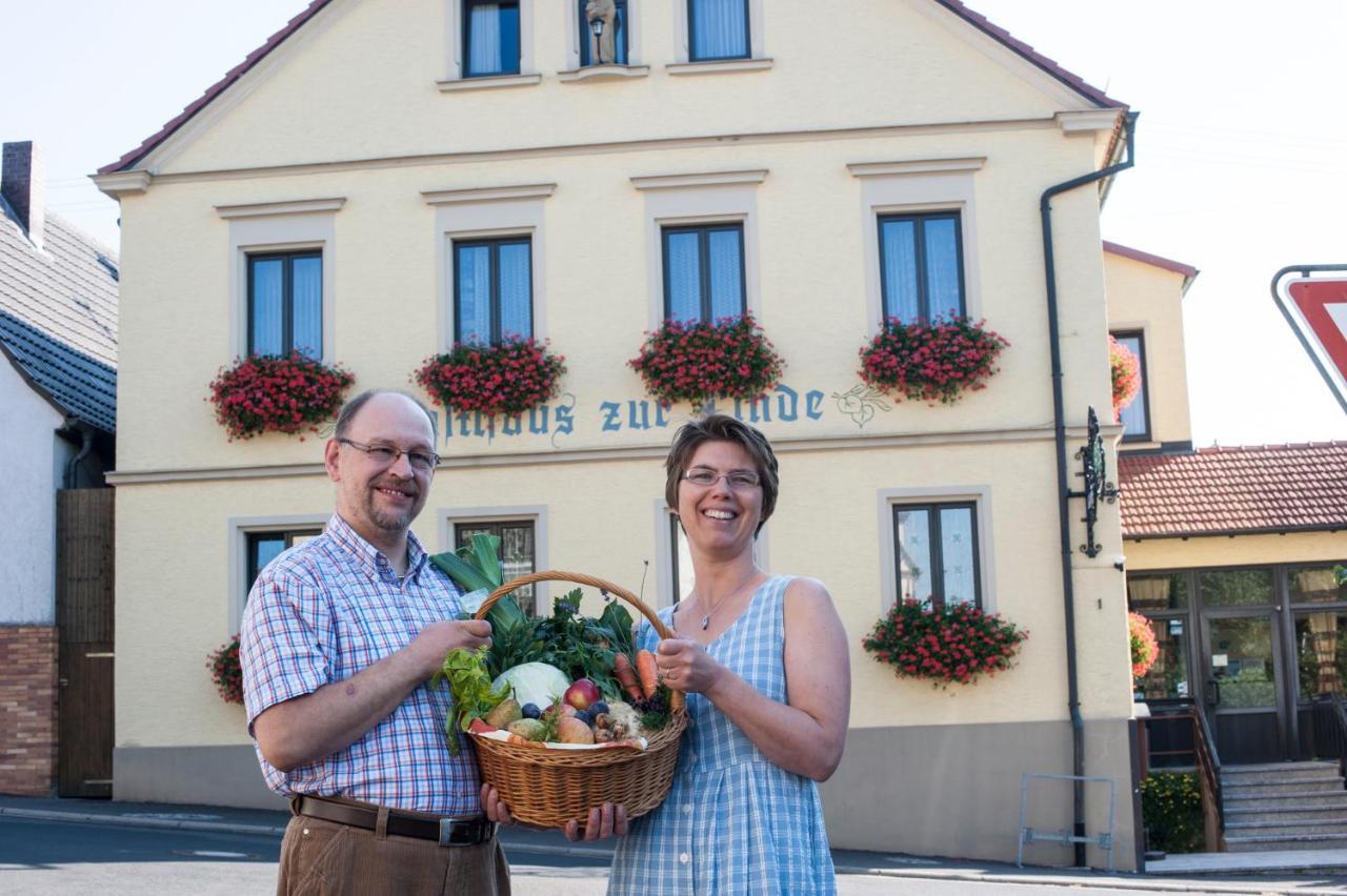 Hotel Zur Linde Gaedheim Luaran gambar